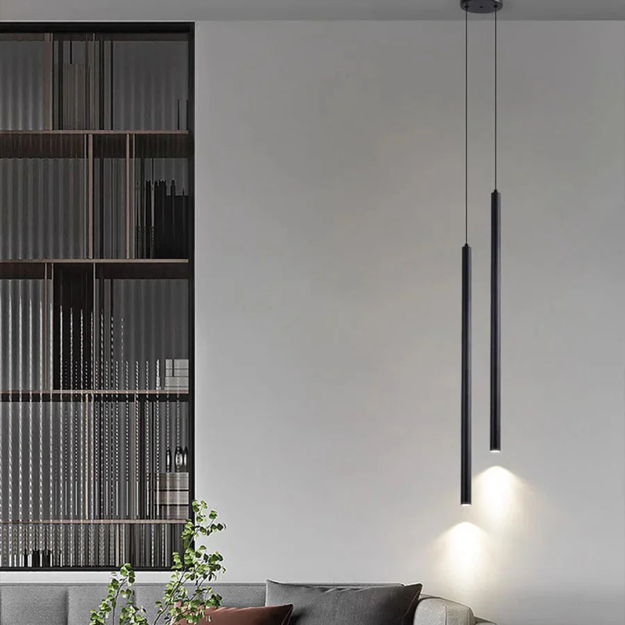 Nordic Slender Drop LED Pendant Light