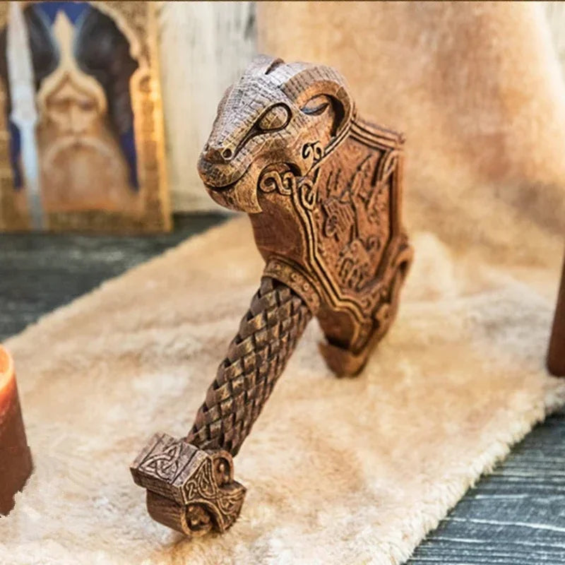 Mjölnir Thor's Hammer Sculpture