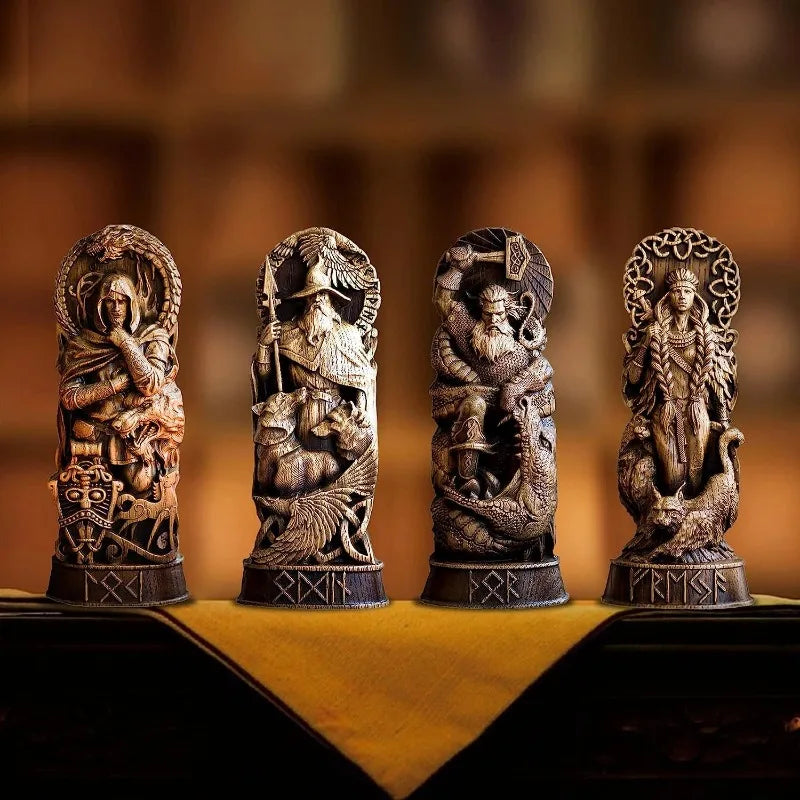 Ancient Nordic Loki Sculpture