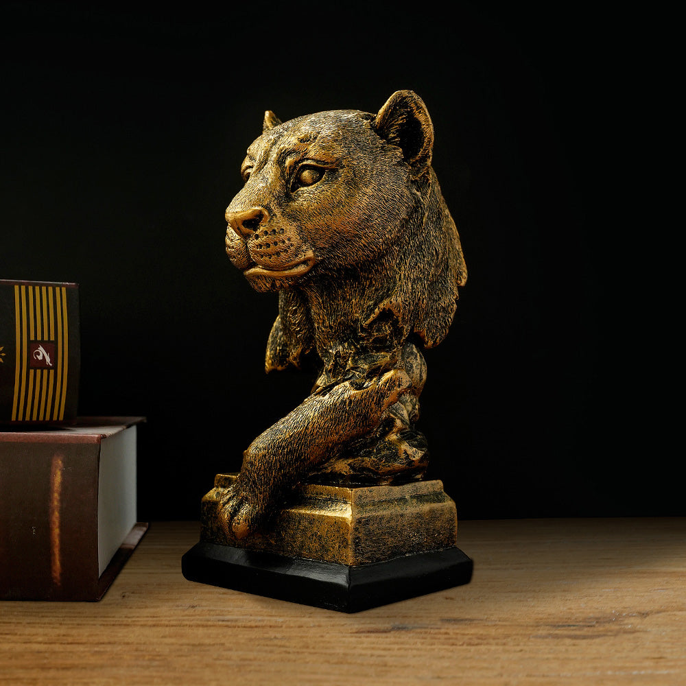 Thinking Panther Statue