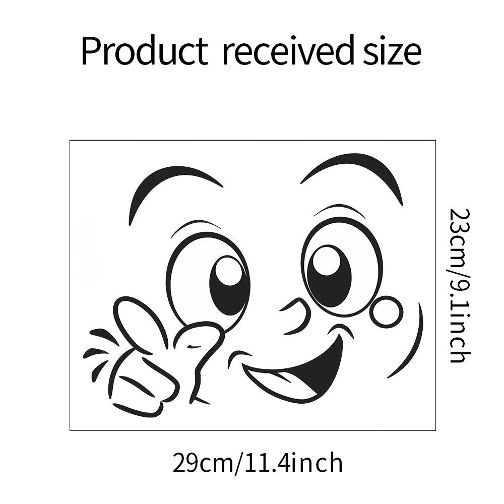 Hey You! Smiley Toilet Lid Sticker