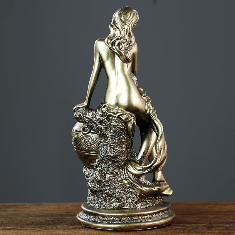 The Water Maiden Antique Sculpture