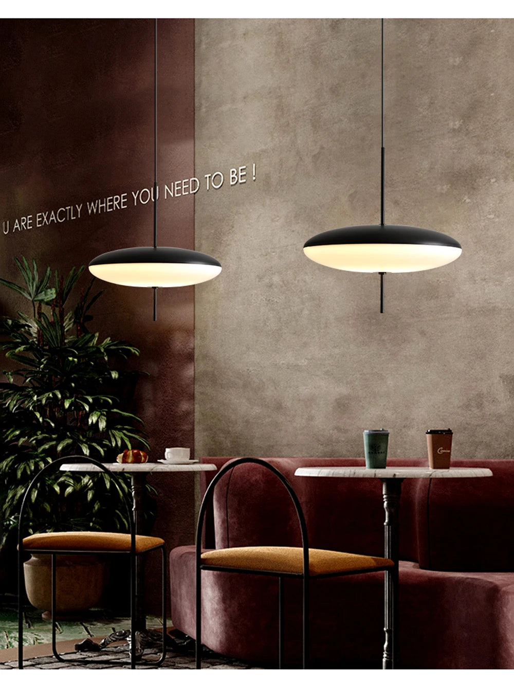 Nordic Halo LED Pendant Light