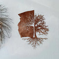 Abstract Split Tree Wall Art