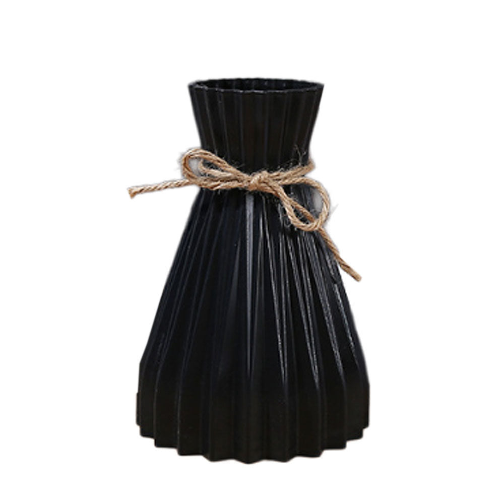 Nordic Pleated Ceramic Vase