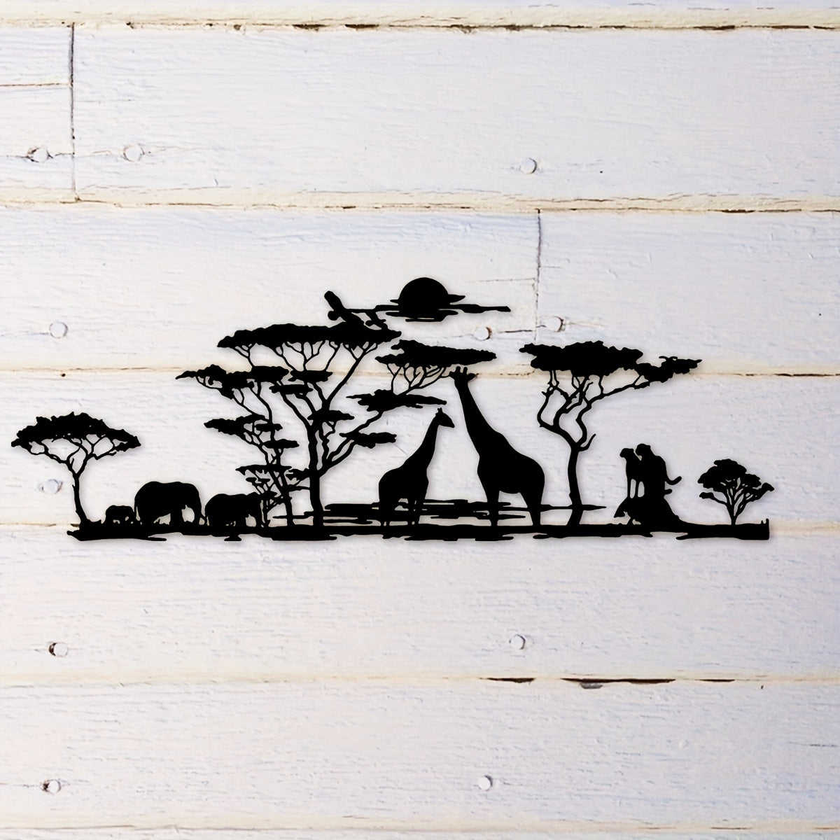 Savanna Sunset Metal Wall Art