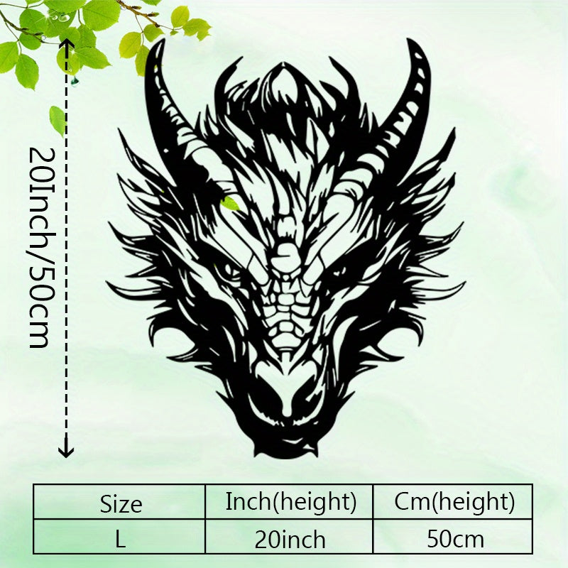 Dragon Head Metal Wall Art