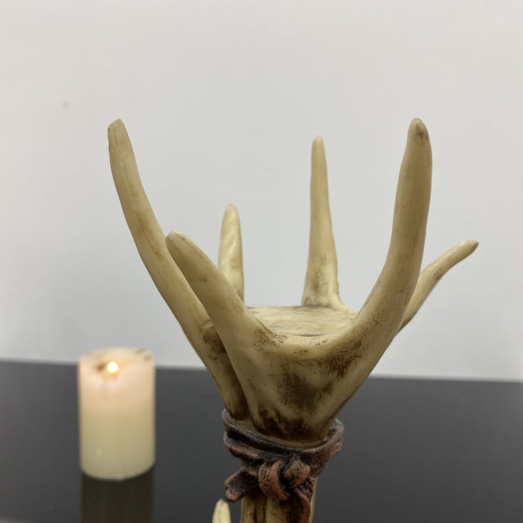 Deer Antlers Candlestick Holder