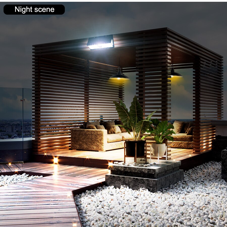 Solar Motion Sensor Security Wall Light Decoration