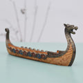 Nordic Dragon Ancient Viking Longship incense holder