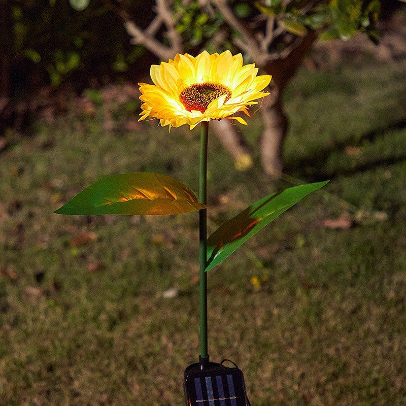 Solar Sunflower Garden Light Decoration