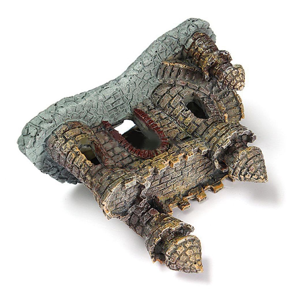 Medieval Castle Aquarium Ornament