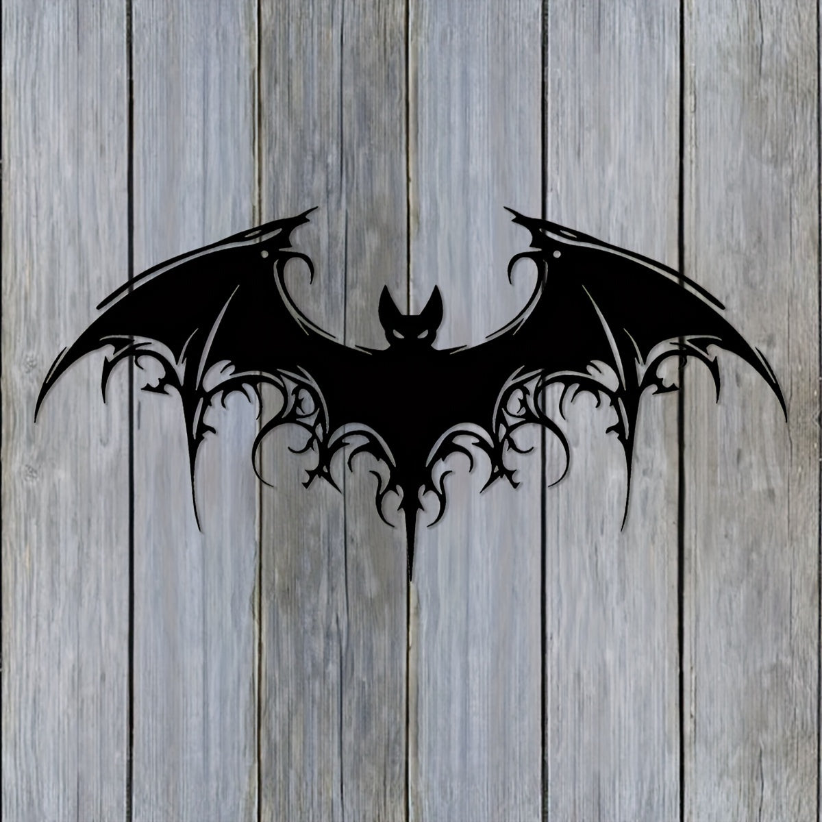 Gothic Bat Victorian Metal Wall Art