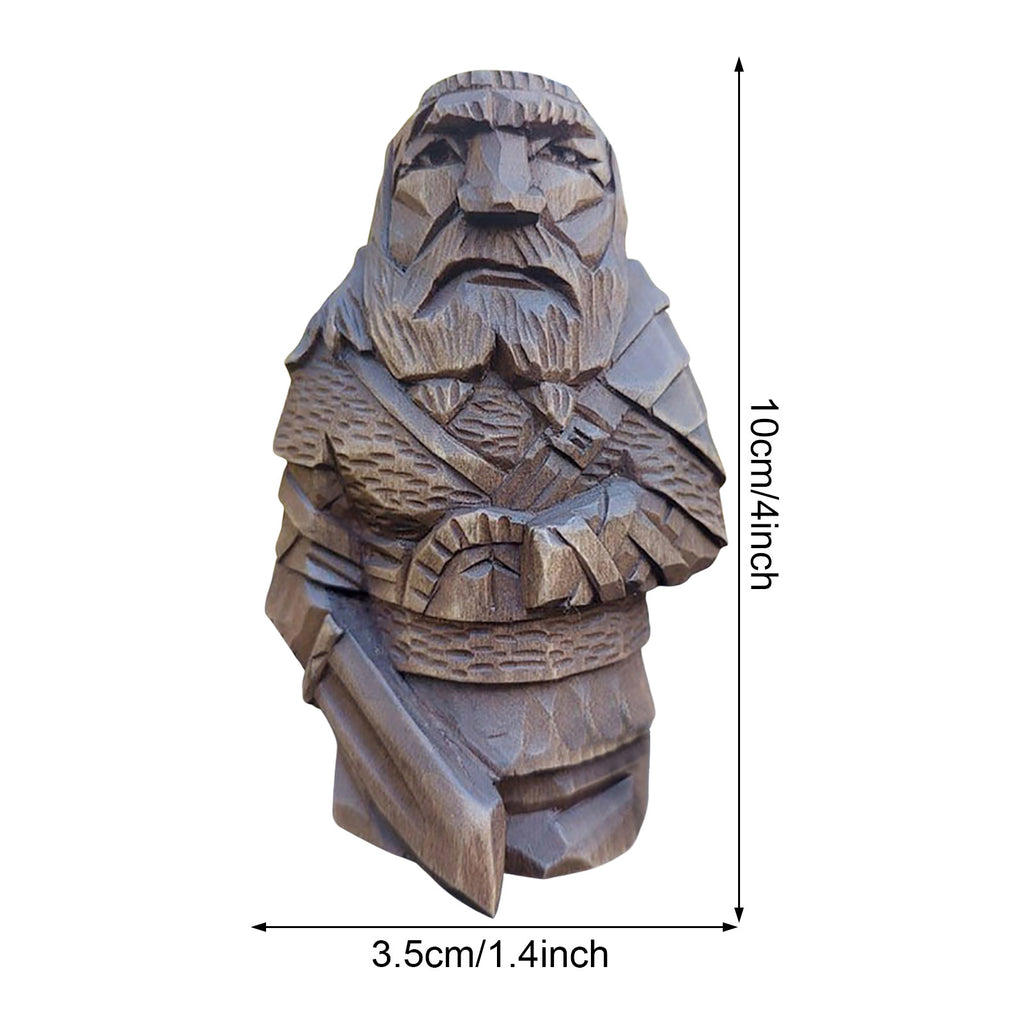 Ancient Nordic Viking Guardian Sculpture
