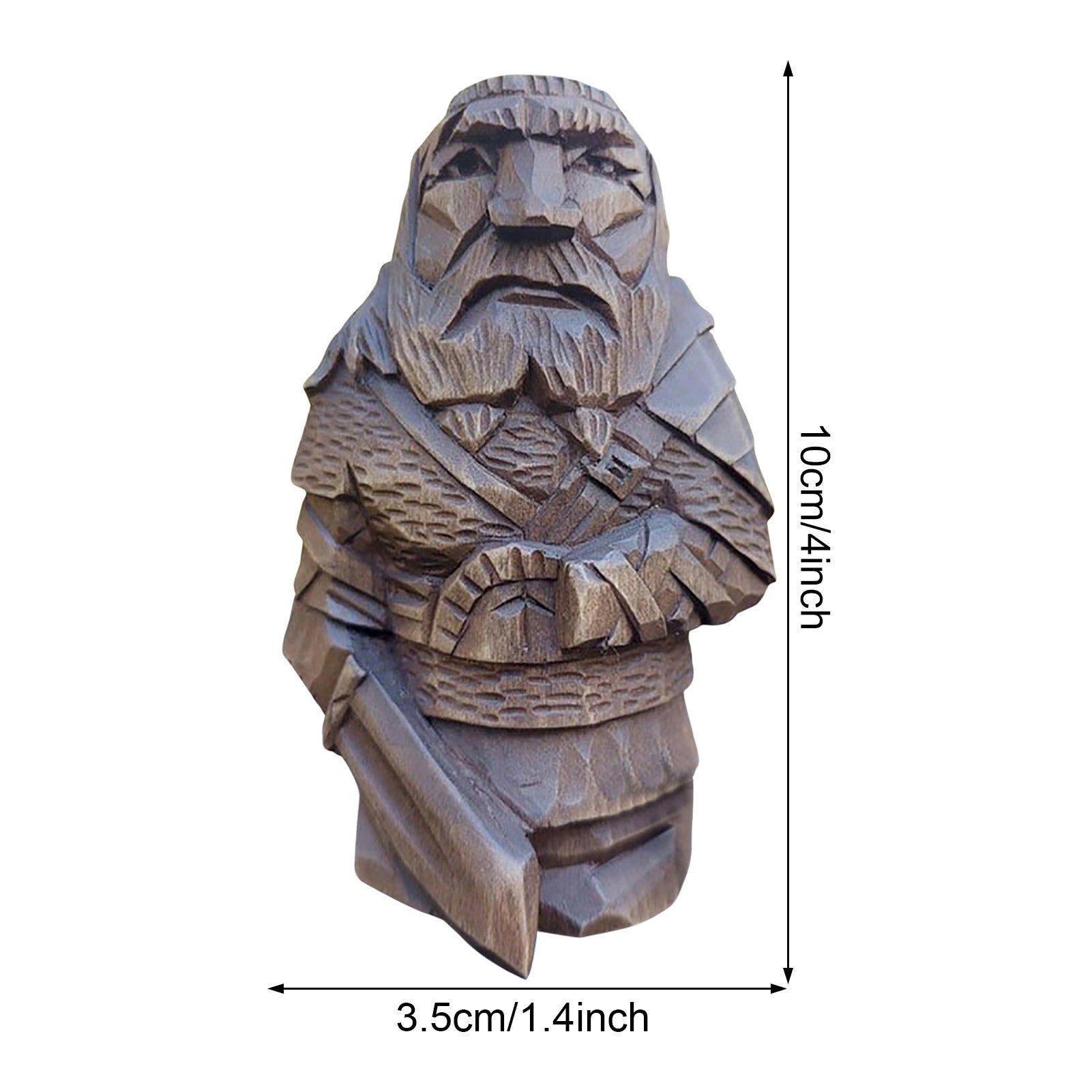 Ancient Nordic Viking Guardian Sculpture