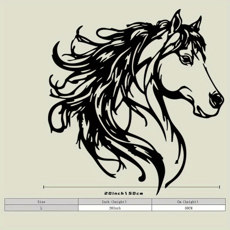 Elegant Stallion Metal Wall Art