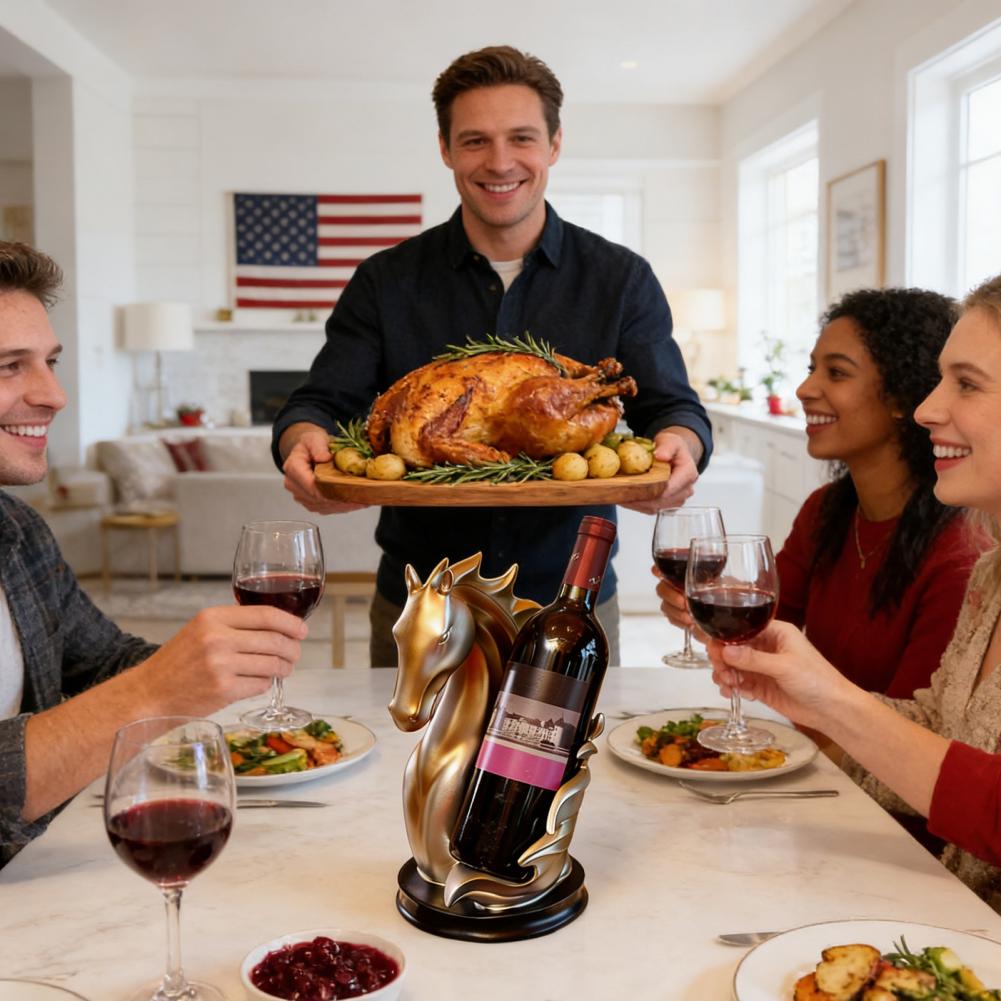 Horse Head Wine Rack