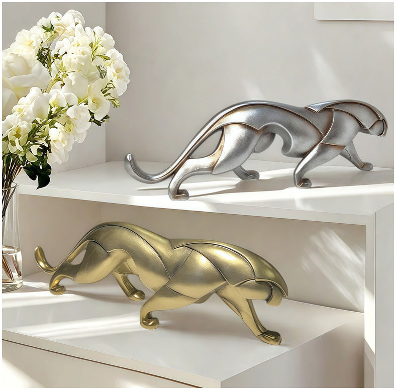 Futuristic Panther Statue