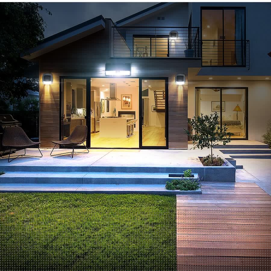 Solar Motion Sensor Security Wall Light Decoration