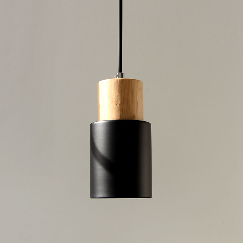 Nordic Concrete Wood LED Pendant Light