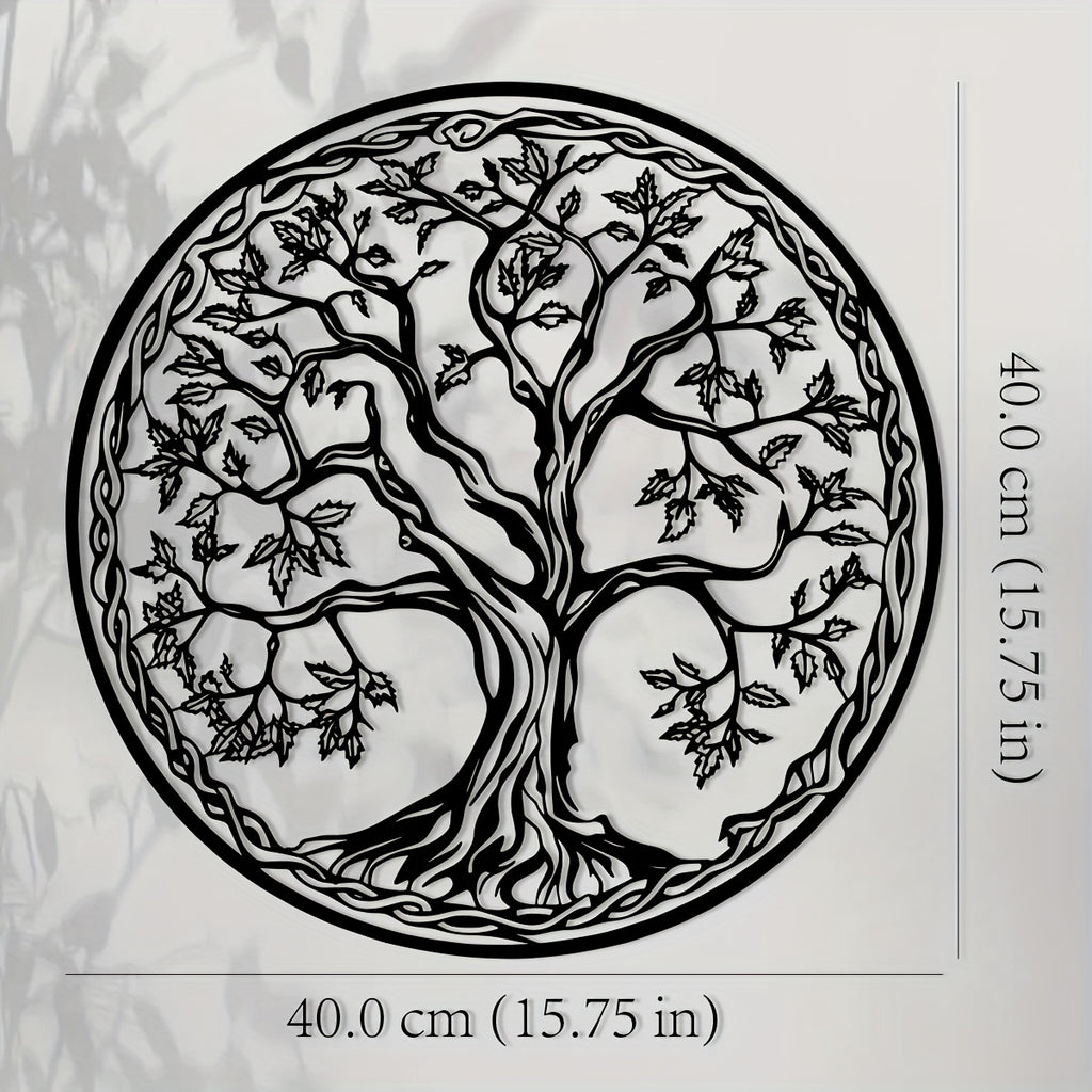 Ornate Tree of Life Metal Wall Art