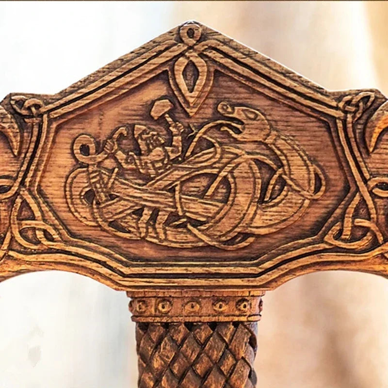 Mjölnir Thor's Hammer Sculpture