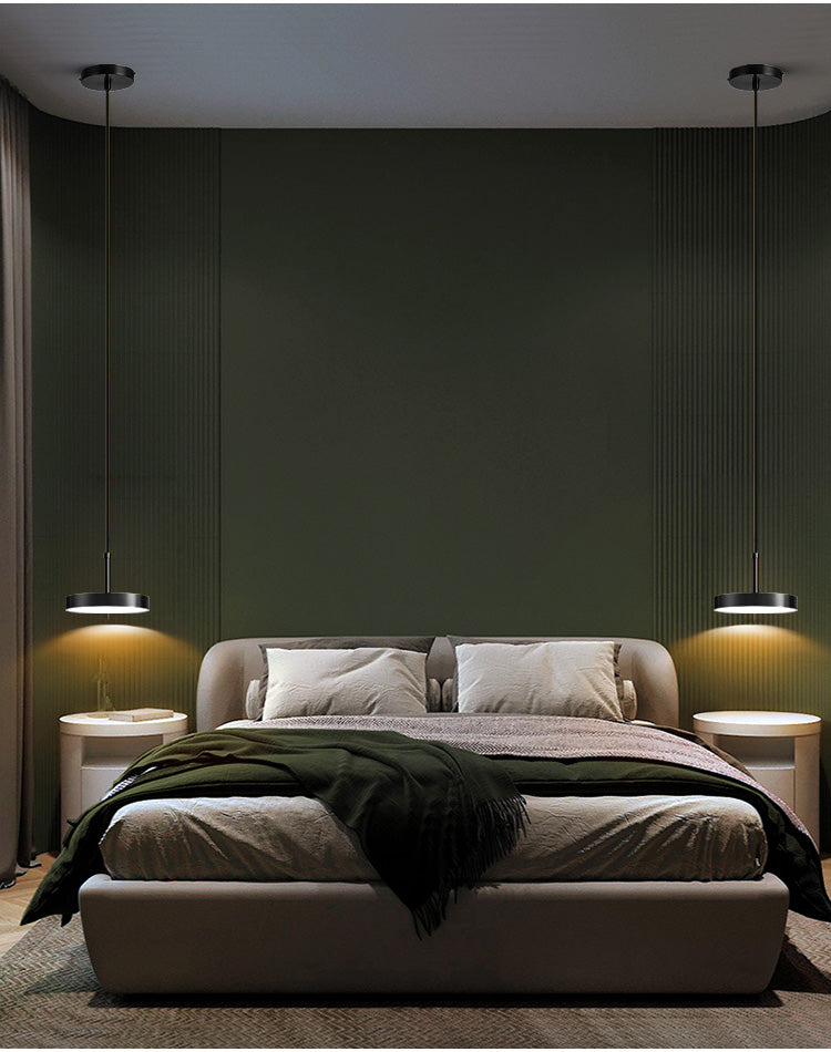 Nordic Minimalist Disc LED Pendant Light