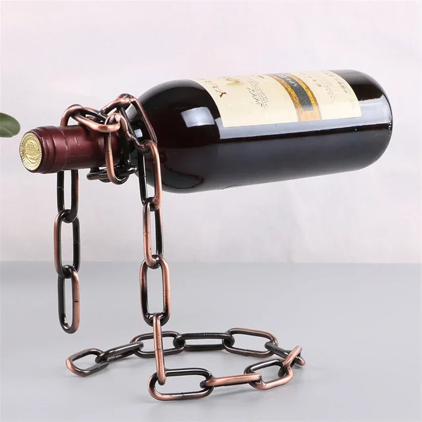 Magical Suspension Chain Wine Rack