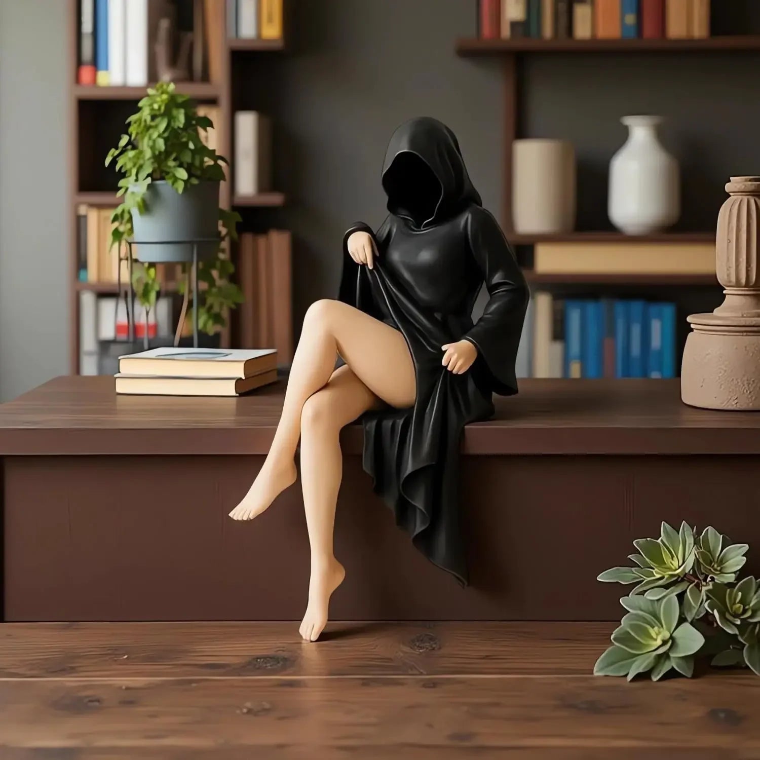Sexy Reaper Gothic Statue