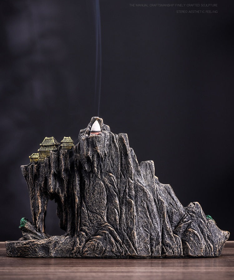 Mountain Temple Incense Burner