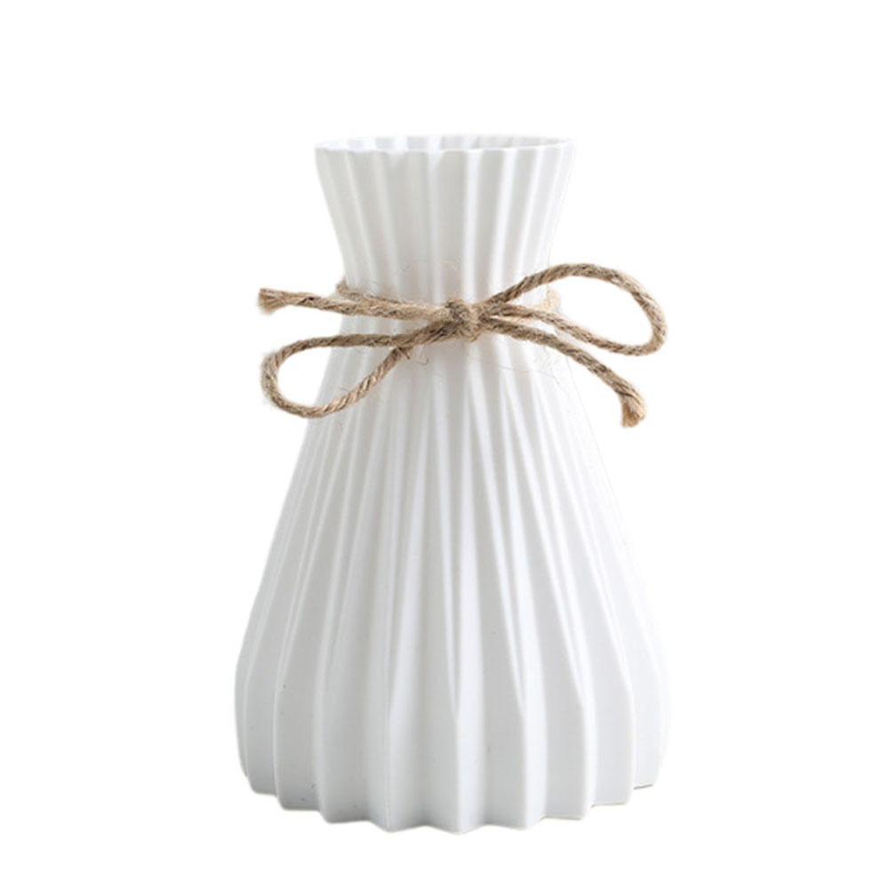 Nordic Pleated Ceramic Vase