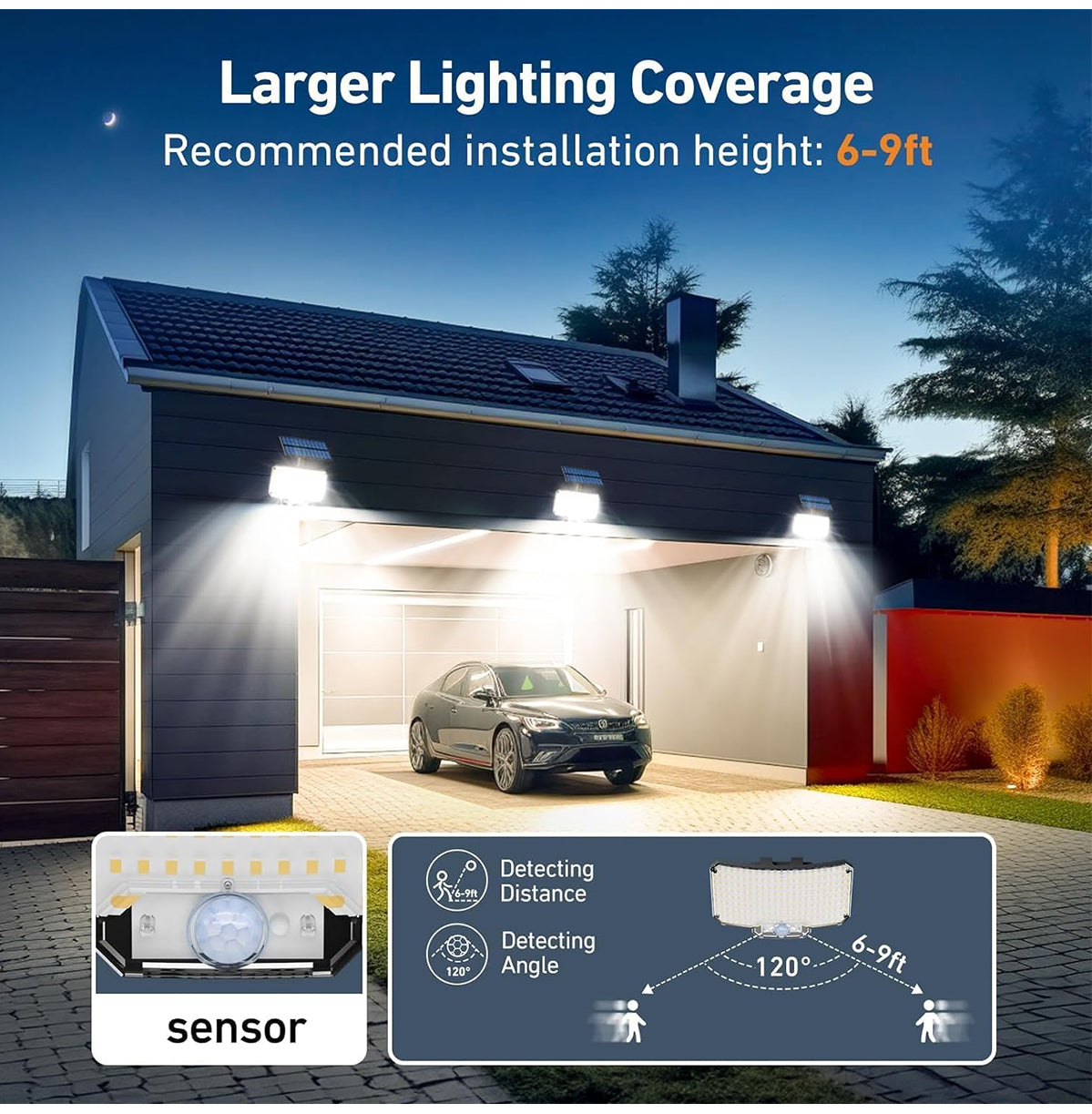 Solar 234 LED Motion Sensor Light Decoration