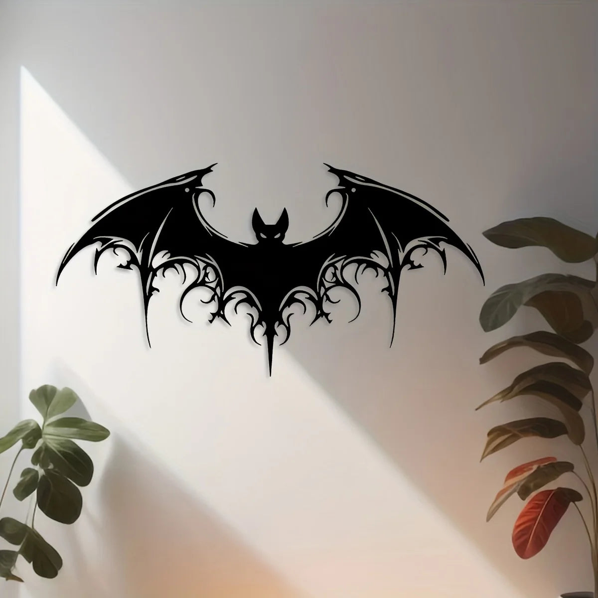 Gothic Bat Victorian Metal Wall Art