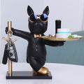 Tuxedo Bulldog Tray Key Holder