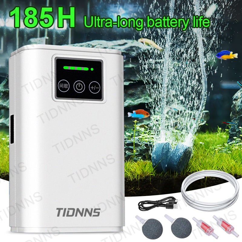 Rechargeable Aquarium Air Pump Oxygenator