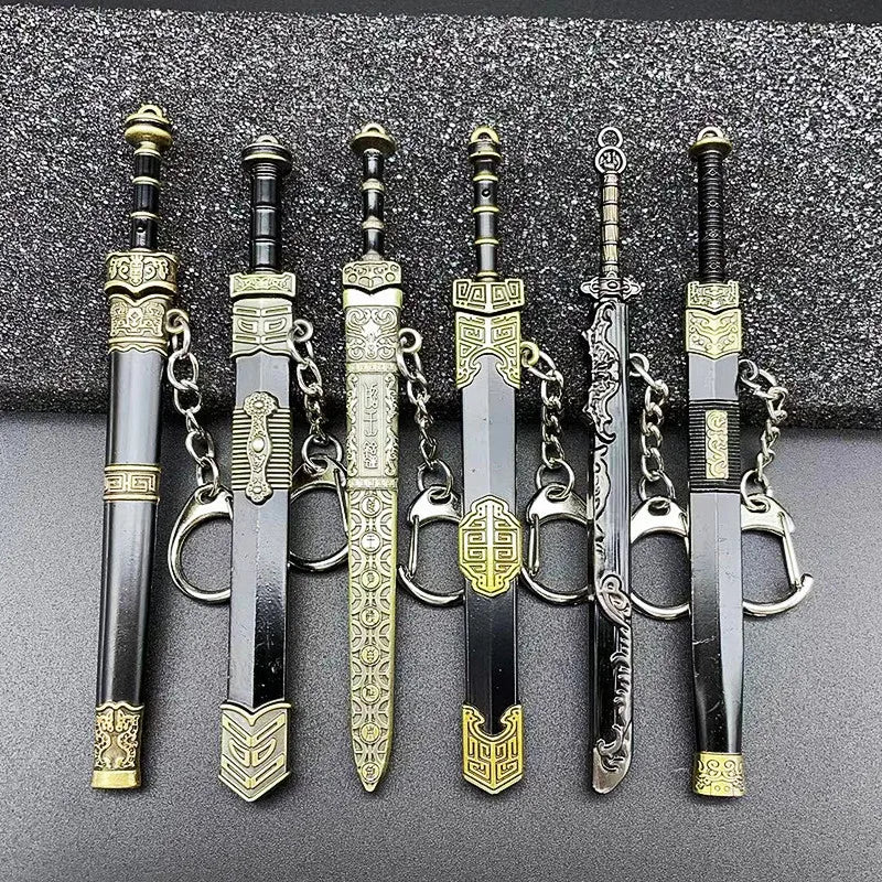 Medieval Sword Luxury Keychain