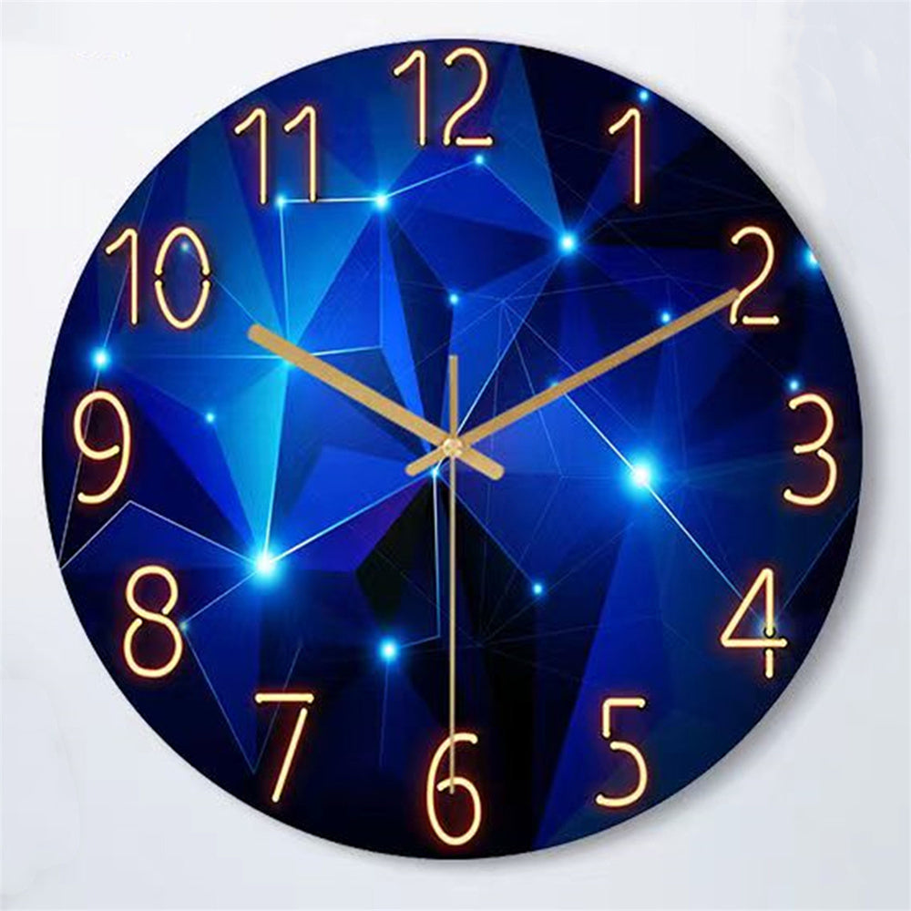 Cosmic Constellation Glass Wall Clock