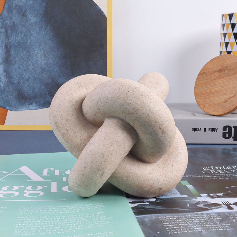 Modern Abstract Knot Sculpture