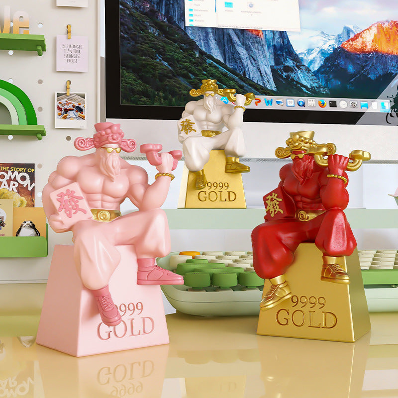 Luxury Golden Titan Sculpture