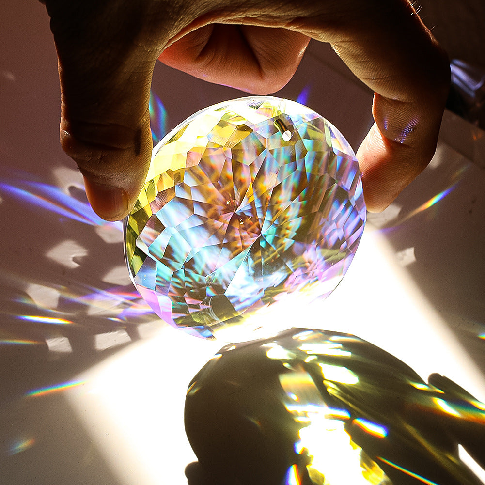 Crystal Prism Rainbow Light Decoration