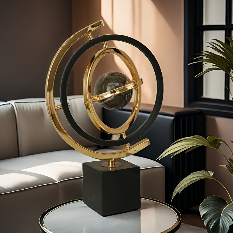 Gyroscopic Orbit Sculpture Decoration