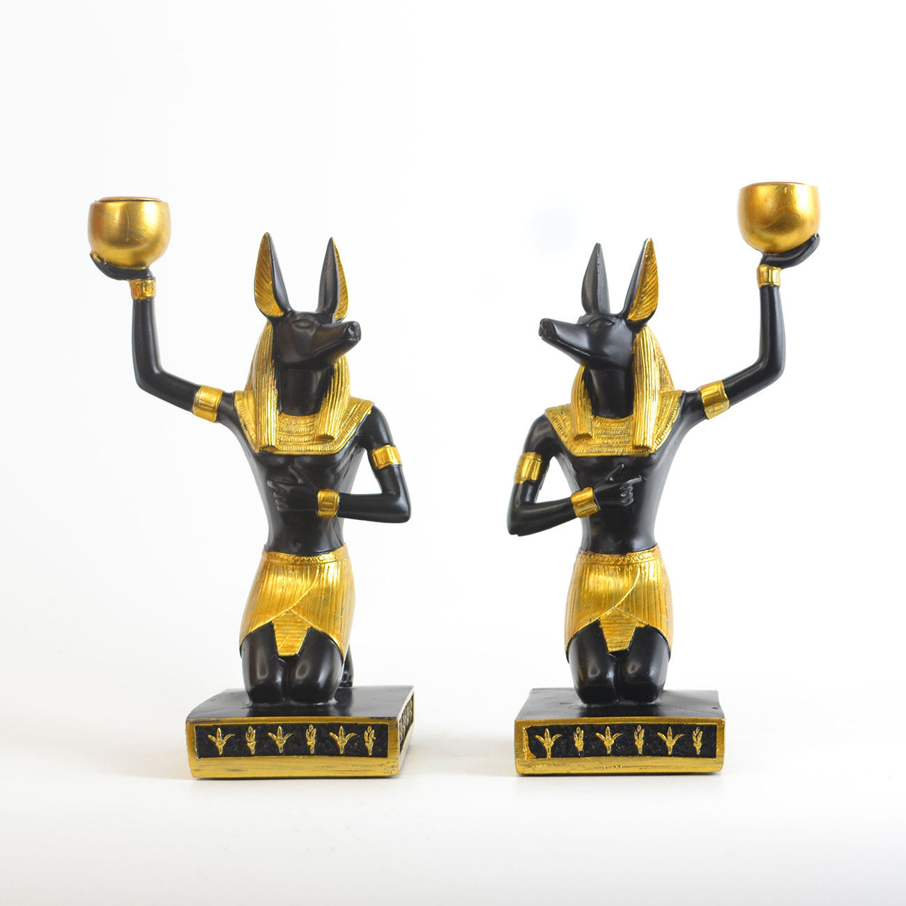 Antique Anubis Golden Bowl