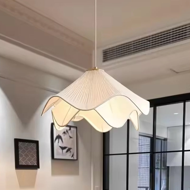 Nordic Petal Fabric LED Pendant Light