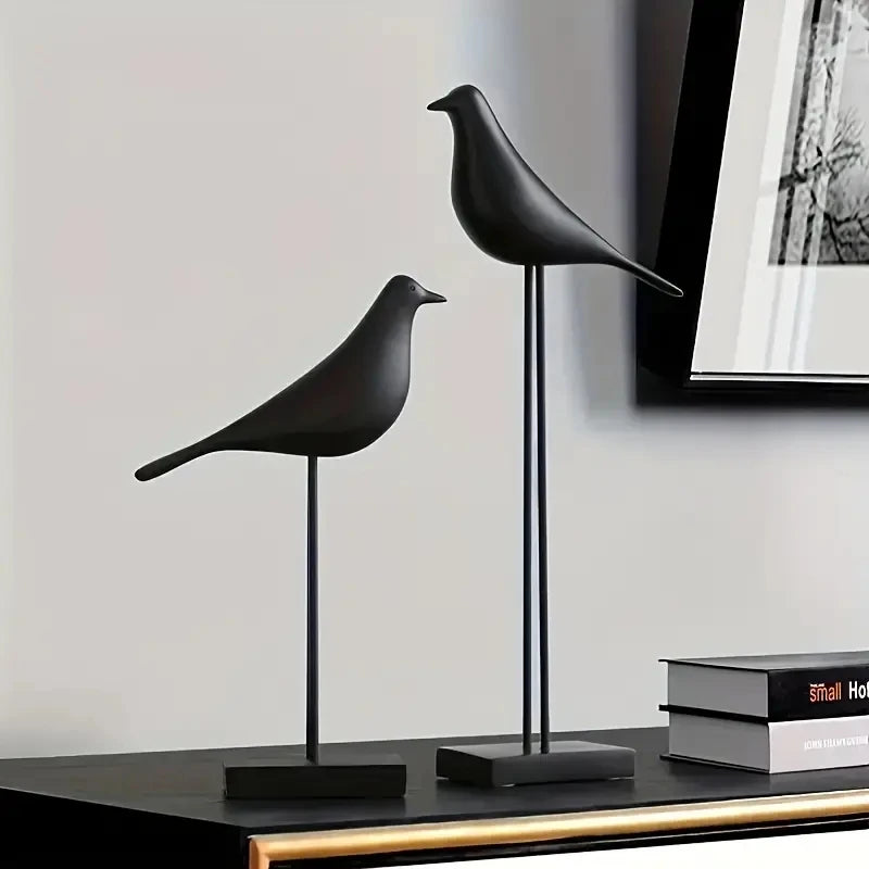 Nordic Minimalist Bird Sculpture