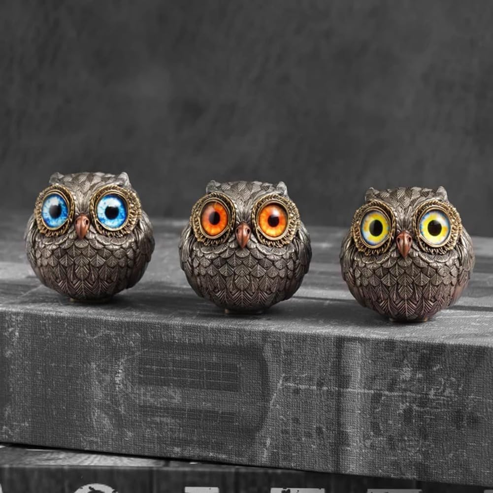 Big Eye Owl Statue