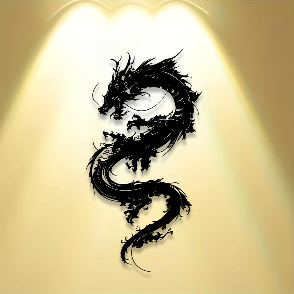 Asian Dragon Metal Wall Art