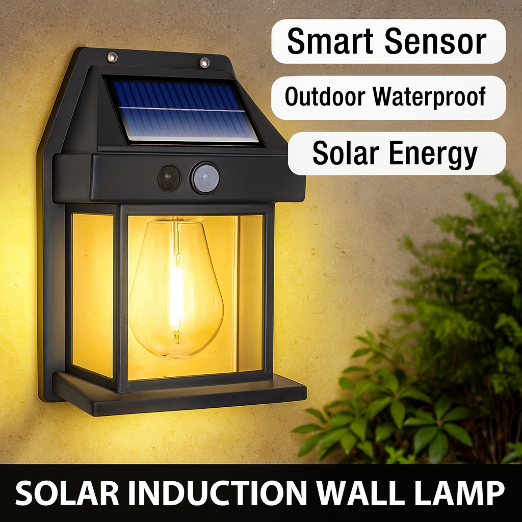 Solar Sensor Wall Lamp Decoration
