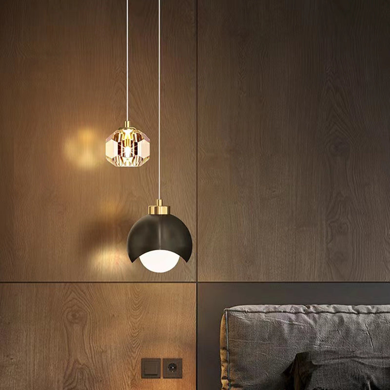 Nordic Crystal Cap LED Pendant Light