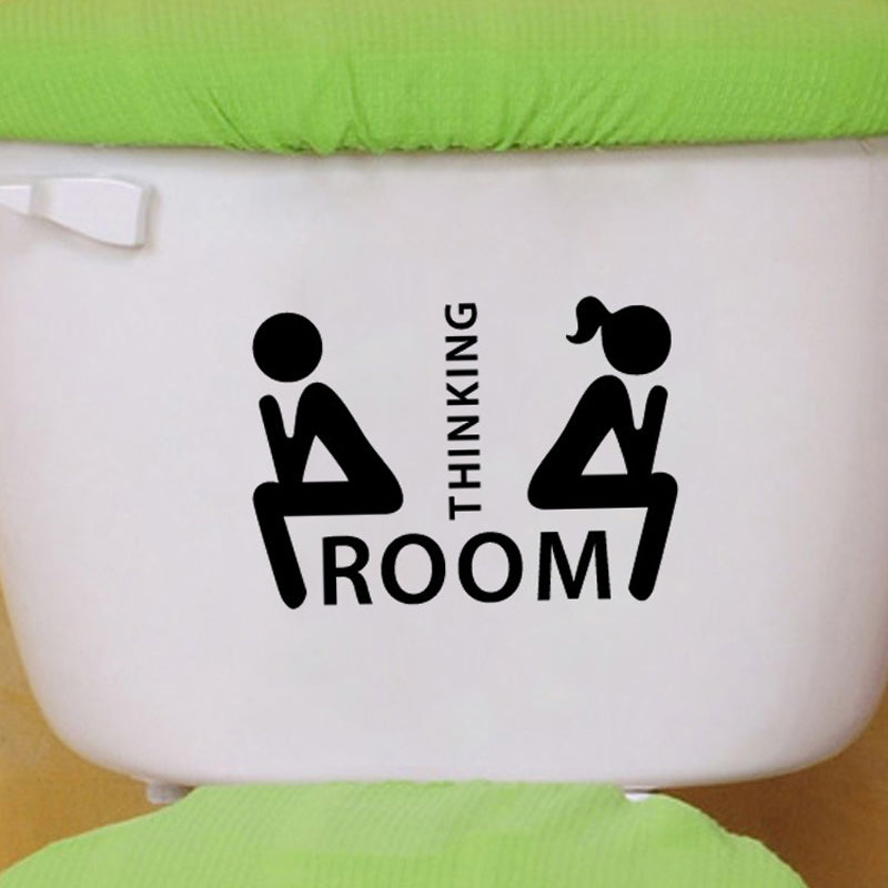 Thinking Room Toilet Lid Sticker