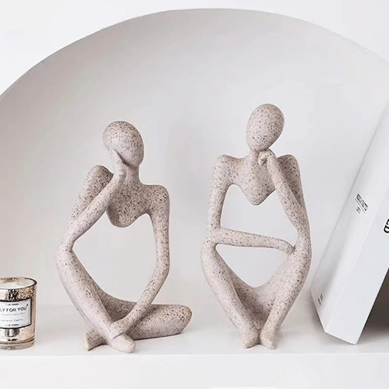Modern Art Thinker Statue